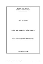 Chiều noether của môđun artin