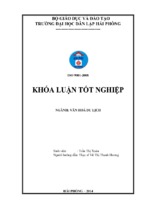 Khóa luận khai thác festival trà thái nguyên phục vụ phát triển du lịch