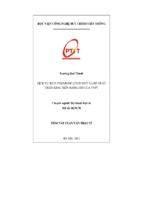 Dịch vụ rich communication suit và đề xuất phương án triển khai trên mạng ims của vnpt luận văn th.sĩ