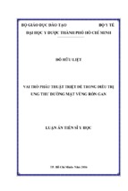 Luận án vai trò phẫu thuật triệt để trong điều trị ung thư đường mật vùng rốn gan