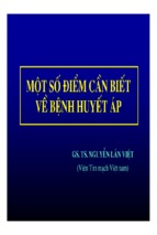 Bệnh tăng huyết áp gs lân việt