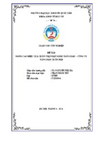 Luận văn   thực trạng giải pháp hoàn thiện quản trị nhập khẩu xăng dầu tổng công ty xăng dầu quân đội....