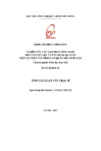 Nghiên cứu các giải pháp công nghệ phân tán dữ liệu và ứng dụng quản lý nhân sự phân tán trong cơ quan nhà nước lào luận văn th.sĩ