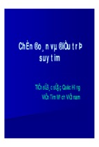 Bài giảng suy tim