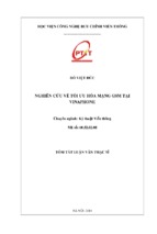 Nghiên cứu về tối ưu hóa mạng gsm tại vinaphone luận văn th.sĩ