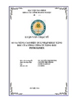 Luận văn thạc sỹ  nâng cao hiệu quả nhập khẩu xăng dầu của tổng công ty xăng dầu petrolimex..