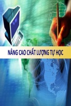 Nâng cao chất lượng tự học