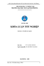 Khóa luận một số giải pháp nhằm phát triển loại hình du lịch văn hóa ở hải phòng