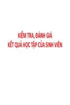 Kiểm tra đánh giá kết quả học tập của sinh viên