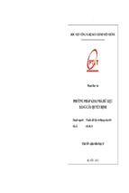 Phương pháp khai phá dữ liệu bằng cây quyết định luận văn th.sĩ
