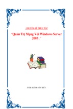 Quản trị mạng với windows server 2003