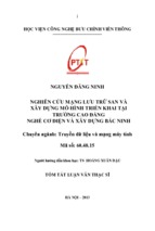 Nghiên cứu mạng lưu trữ san và xây dựng mô hình triển khai tại trường cao đẳng nghề cơ điện và xây dựng bắc ninh luận văn th.sĩ(1)