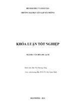 Khóa luận nghi lễ cày tịch điền đọi sơn huyện duy tiên tỉnh hà nam với phát triển du lịch