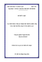 Luận án vai trò phẫu thuật triệt để trong điều trị ung thư đường mật vùng rốn gan [tt]