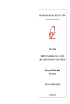 Nghiên cứu giải pháp nâng cao hiệu quả sử dụng tài nguyên mạng lõi 2g   3g luận văn th.sĩ