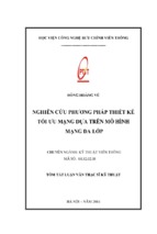Nghiên cứu phương pháp thiết kế tối ưu mạng dựa trên mô hình mạng đa lớp luận văn th.sĩ(1)