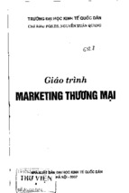 Giáo trình marketing thương mại  nguyễn xuân quang