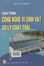 Giáo trình công nghệ vi sinh vật xử lý chất thải  lê gia hy