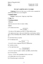 Giáo án anh văn 8