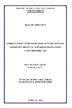 Address terms in the novel gone with the wind and their equivalents in vietnamese translation cuon theo chieu gio