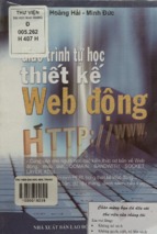 Giáo trình tự học thiết kế web động  hoàng hải, minh đức