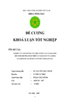 đề cương khóa luận tốt nghiệp nghiên cứu ảnh hưởng của liều lượng lân và kali bón đến sinh trưởng, phát triển và năng suất của giống lúa khẩu ký tại huyện tân uyên tỉnh lai châu