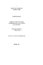 Nghiên cứu khả năng hấp phụ các ion kim loại cu (ii), zn (ii), pb (ii) của axit humic