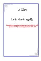 Phân tích thực trạng báo cáo phản ứng có hại (adr) của thuốc tại các cơ sở ở việt nam