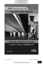 Aashto lrfd bridge design specifications, customary u.s 6edition