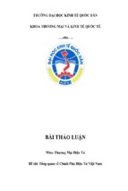 Tổng quan về chính phủ điện tử việt nam và so sánh với dịch vụ công của một số nước trên thế giới