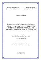 Nghiên cứu sự tăng trưởng cấu trúc sọ mặt răng theo phân tích rickettsở trẻ 12 – 15 tuổi và đánh giá giá trị tiên đoán với giá trị thực tế tại cần thơ.