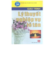Giáo trình lý thuyết nghiệp vụ lễ tânphạm thị cúc