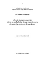 Giải pháp vận dụng phương thức tài trợ dự án để mở rộng tín dụng trung dài hạn tại các ngân hàng thương mại việt nam hiện nay