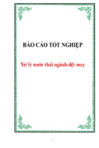 Xử lý nước thải ngành dệt may