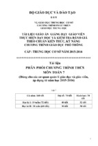 Giáo án toán 7 cả năm theo chuẩn kiến thức mới 2015  2016