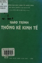 Giáo trình thống kê kinh tế  hồ sĩ sà