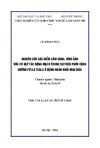 Tóm tắt luận án tiến sĩ y học nghiên cứu đặc điểm lâm sàng, hình ảnh vữa xơ hẹp tắc động mạch trong sọ trên phim cộng hưởng từ 3.0 tesla ở bệnh nhân nhồi máu não