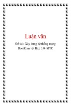 Xây dựng hệ thống mạng bootrom với bxp 3.0  sitc