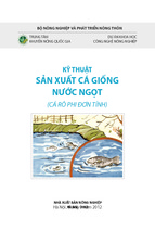 Kỹ thuật sản xuất cá giống nước ngọt (cá rô phi đơn tính)