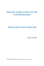 Nguyễn văn hiệu văn hóa học hội nhập