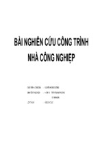 Bài thuyết trình nghiên cứu công trình nhà công nghiệp