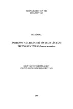 ảnh hưởng của thuốc trừ sâu decis lên tăng trưởng của tôm sú (penaeus monodon)