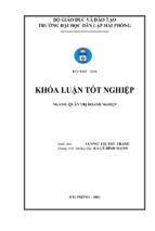 Một số giải pháp nhằm mở rộng thị trƣờng tiêu thụ tại công ty dịch vụ hàng hải phƣơng đông