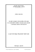 Tổ chức xã hội và tín ngưỡng, tôn giáo của nguời mông ở đồng văn (hà giang) trước cách mạng tháng tám năm 1945