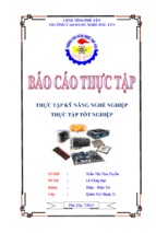 Báo cáo thực tậ thực tập kỹ năng nghề nghiệp thực tập tốt nghiệp   lê công đạt