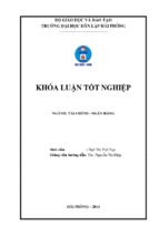 Giải pháp nâng cao chất lượng tín dụng tại ngân hàng tmcp sài gòn chi nhánh hồng bàng