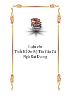 Thiết kế sơ bộ tàu câu cá ngừ đại dương