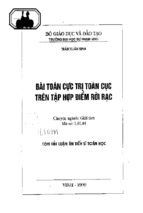 Bài toán cực trị toàn cục trên tập hợp điểm rời rạc