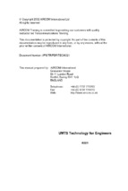 Umts technology for engineers