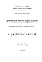 Luận văn thạc sĩ kinh tế mô hình giao dịch thương mại điện tử của hoa kỳ và một số bài học kinh nghiệm cho việt nam